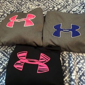 3 under armor hoodies side medium